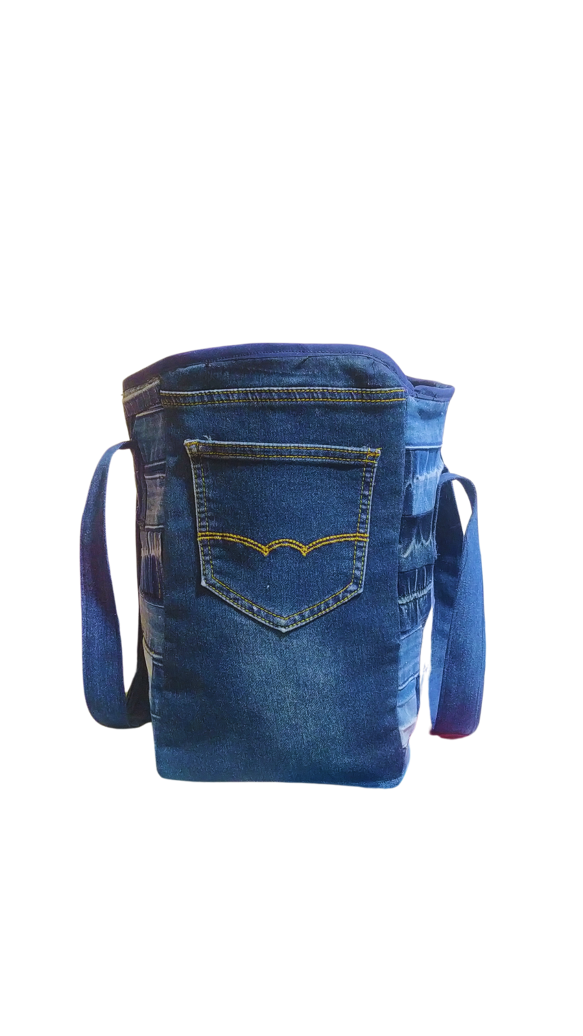 bolso de hombro cuadrado multicolor